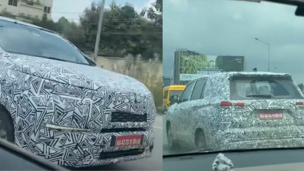 2027 Toyota Innova Hycross Facelift Spied